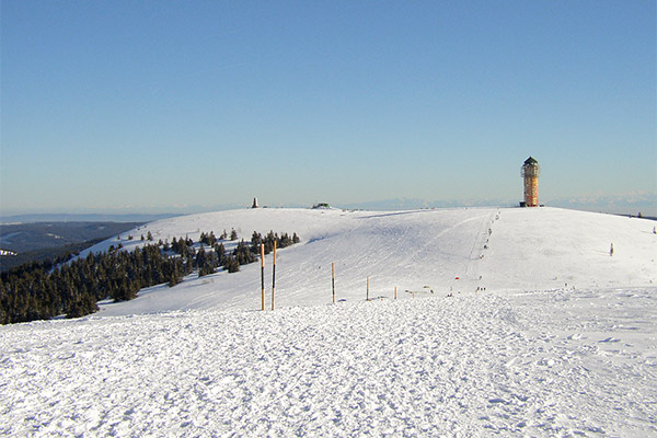 Skipiste auf dem Feldberg